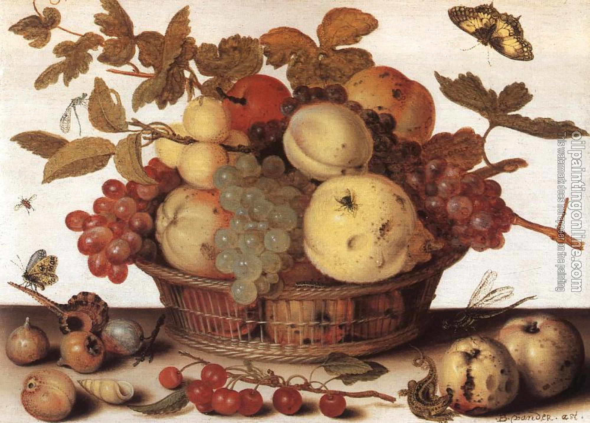 Ast, Balthasar van der - Graphic Fruit Basket